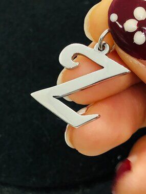 James Avery Large Script Initial Z Charm